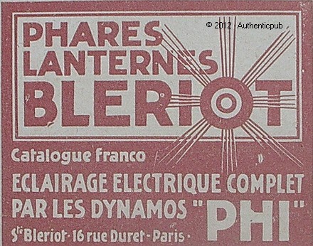 Publicite couleur bleriot - publicite,