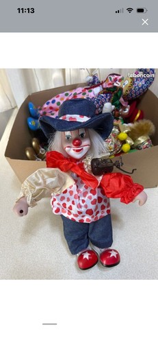 Poupée clown décoration - poupée,