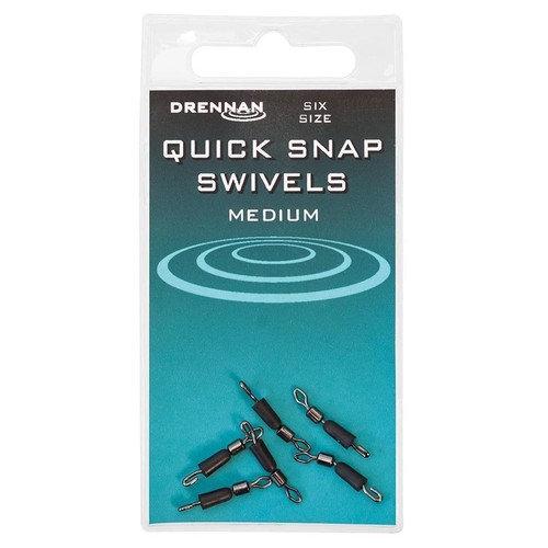 Drennan quick snap swivels - snap,