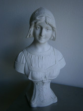 Buste femme 1900 statue - buste,