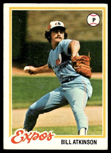 1978 topps bill atkinson - topps,