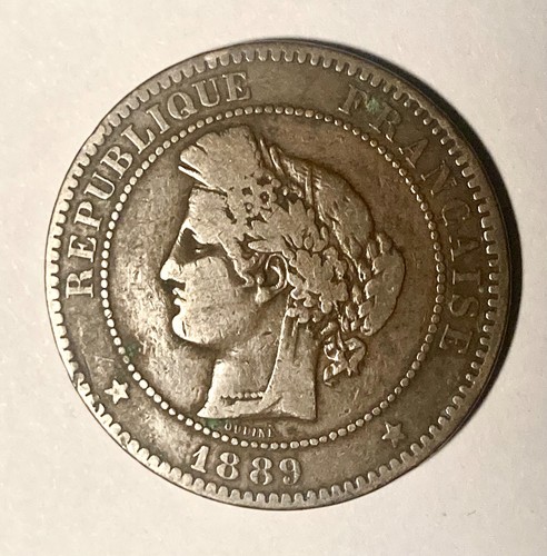 Cérès centimes 1889 - 10,