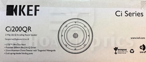 Kef ci200qr in ceiling - 8", in-ceiling