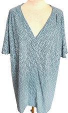 TUNIQUE IMPRIMEE BLEU PAON TAILLE 50 FPC NEUF ETIQUETTE