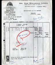 ALTKIRCH (68) USINE METALLURGIQUE / Pièces pour SCOOTER "ULMA" Facture en 1961