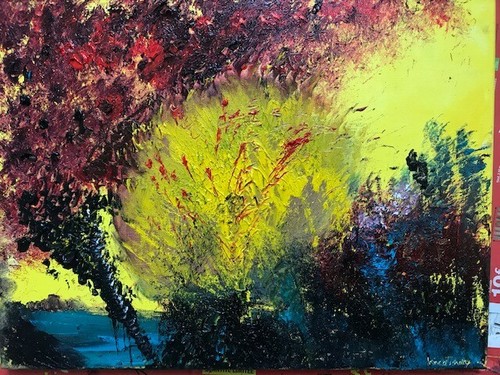 Tableau peinture huile et - peinture, l'huile