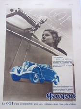 publicite    Voiture  PEUGEOT