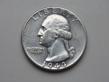 U.S.A, quarter dollar argent