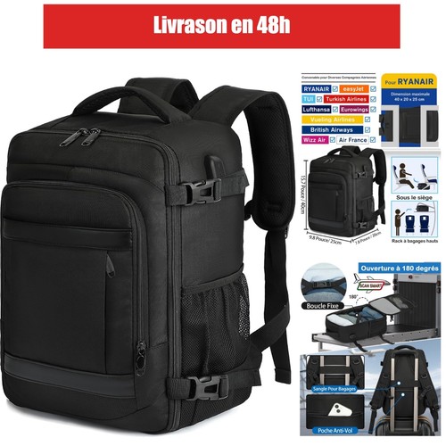 Sac dos cabine 40x20x25 - sac, cm