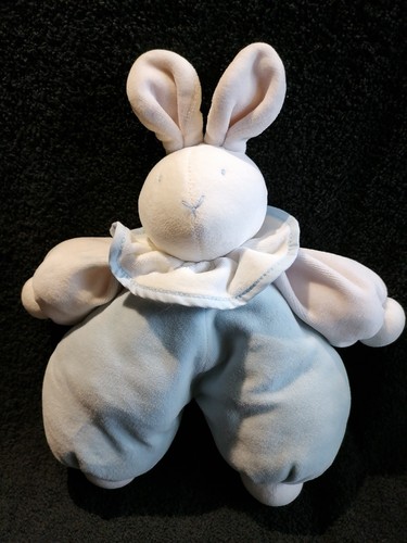 Doudou peluche lapin velours