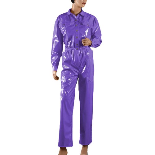 Combinaison cuir pvc - , pour