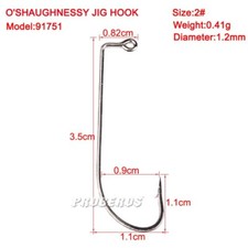 hameçons jig 2 O'shaughnessy