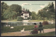 CPA Marseille, chalet et Lac