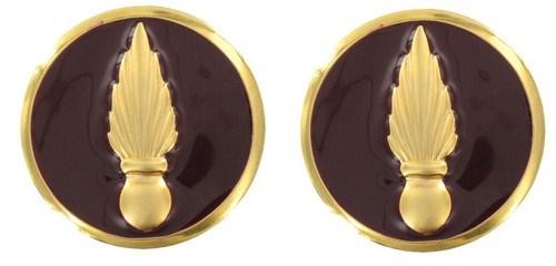 Paire insignes collet - de,