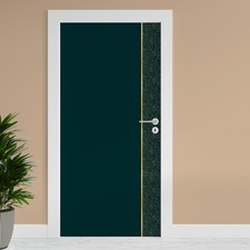 Film pour Porte " Doré Fleurs