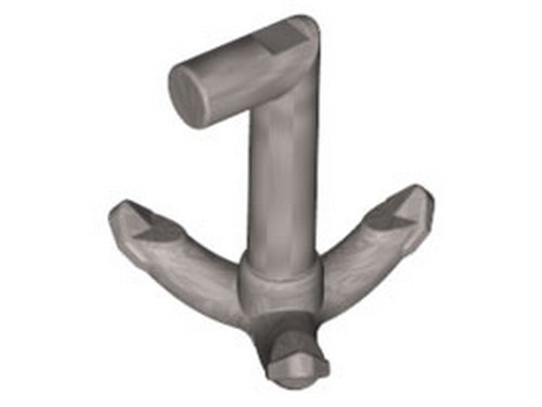 Lego 15534 flat silver hook - silver,