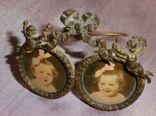 Cadre porte photos laiton 1900