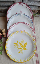Anciennes assiettes plates - 4,