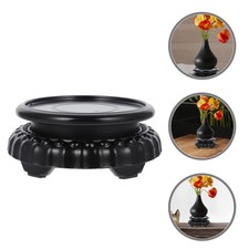  Base en bois chinois support décoratif de support de vase sculpté affichage