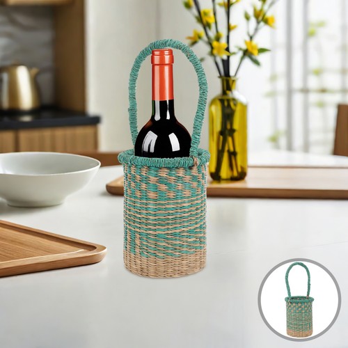 Panier tressé jonc - jonc, de