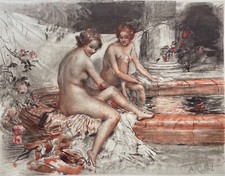 Gravure signée Antoine Calbet