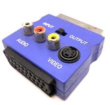 ✅Adaptateur Péritel prise SCART gigogne et fiche RCA x3 femelle + Svidéo femelle