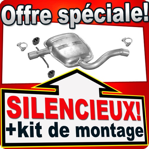 Silencieux intermédiaire pour - intermédiaire,