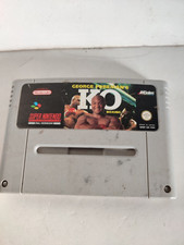 JEU SUPER NINTENDO SNES -  GEORGE FOREMAN'S KO BOXING - PAL FAH FONCTIONNEL