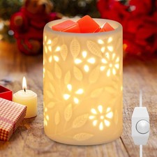Chauffe-cire - Lampe à parfum électrique en céramique - Lampe aromatique pour...
