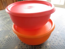 tupperware lot de 2 bols