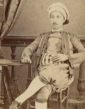 Photo CDV Portrait Homme Tunis