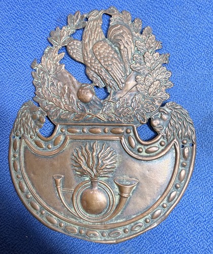 Plaque shako chasseur la - plaque, de