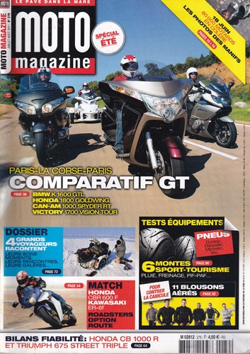 Moto magazine 279 bmw k1600 - magazine,