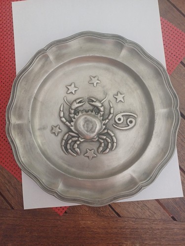 Assiette decorative etain - assiette,