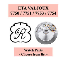 Pièce de montre/Watch parts Valjoux ETA 7750 7751 7753 7754 - Choose from list