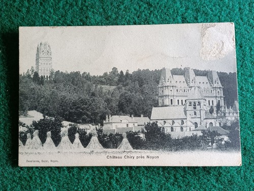 Cpa château chiry - chiry, près