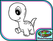 Dinosaure Diplodocus I Vinyle