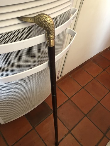 Canne ancienne avec - canne, tête