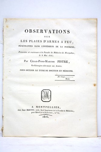 Livre ancien observations - livre,