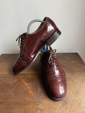 Loake & Sons - Oxford brogues bordeaux acajou - Made in UK