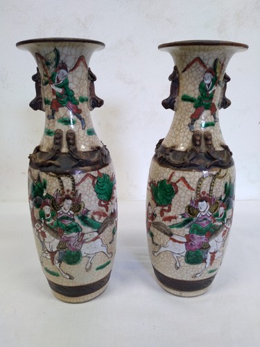 Vases nankin 19eme - nankin, de