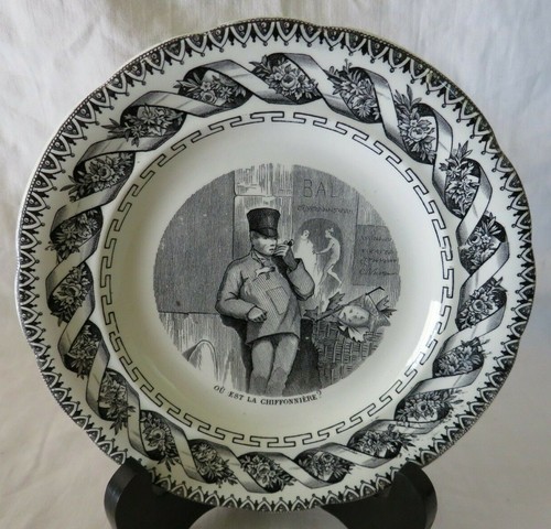 Assiette gien xix - xix, "assiette