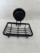 Porte-savon mural noir design