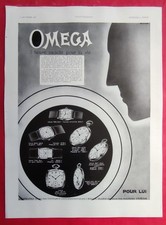 Publicité de presse: Montres