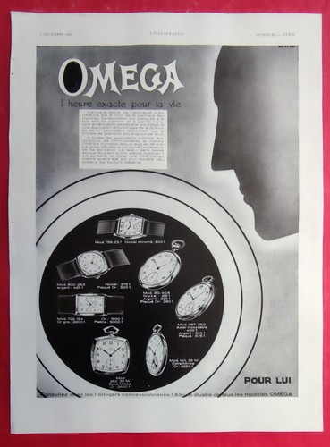 Publicité presse montres - presse:,