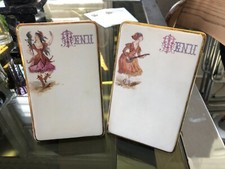 Beau Lot de 2 Plaques Porte