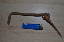 Ancien contrevent, crochet de porte, fenêtre en métal - 17,5cm