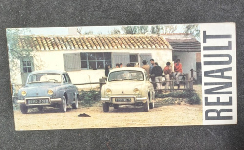 Brochure dauphine renault 60s - brochure,