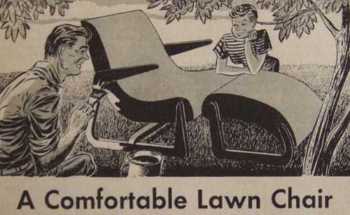 Cogswell style lawn chair - style,