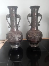 ANCIENNE Paire de vases  en